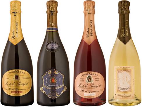 4 soorten champagne